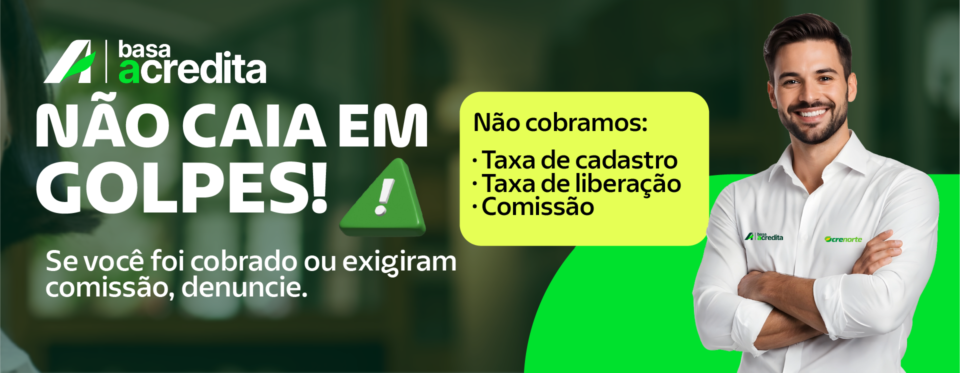 NÃO CAIA EM GOLPES!